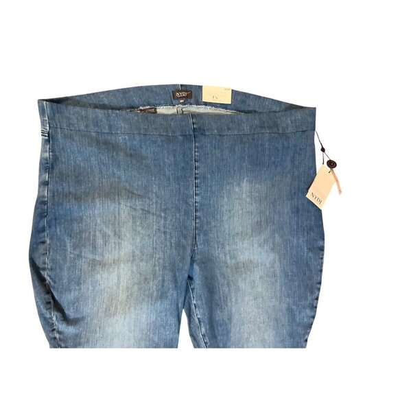 NYDJ Jeans Womens 28W NEW Pull-On Skinny Ankle Lift Tuck Split Hem Denim - Picture 4 of 16